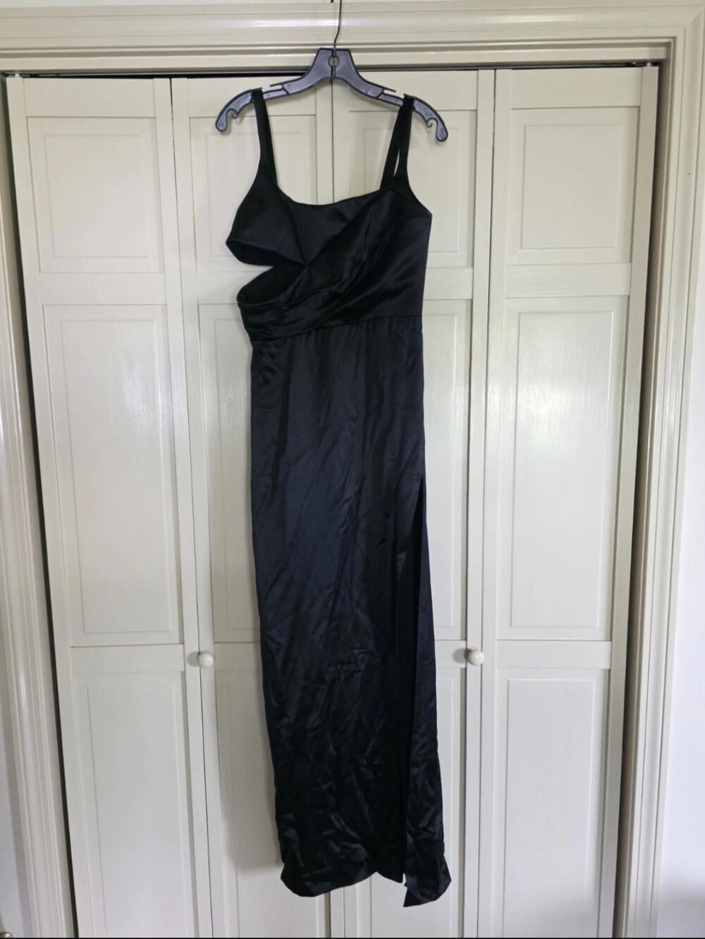 NWT Brandon Maxwell Cutout Draped Silk Columb Gown Size 8